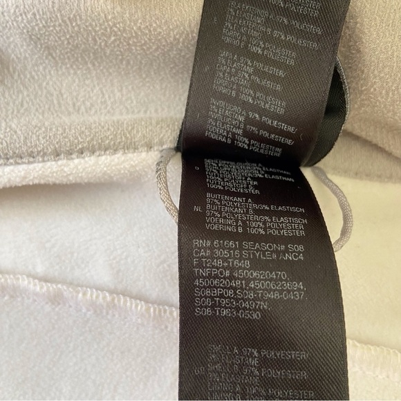 ECRU THE North Face zip up jacket off white mid season coat XS soft liner active - Picture 10 of 16